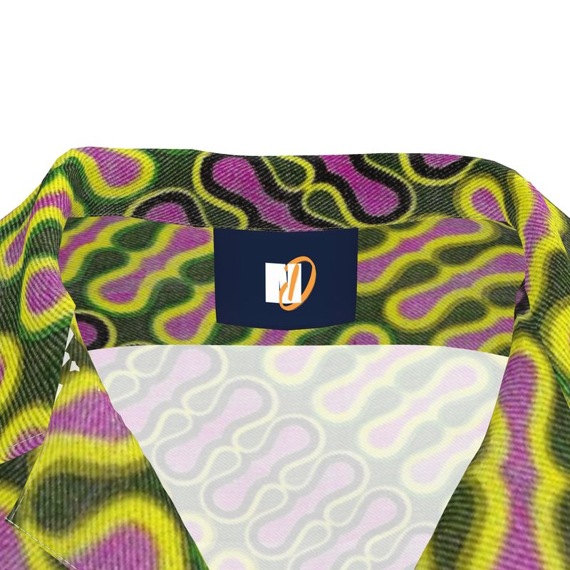 Neon Loop Botanica Silk Shirt