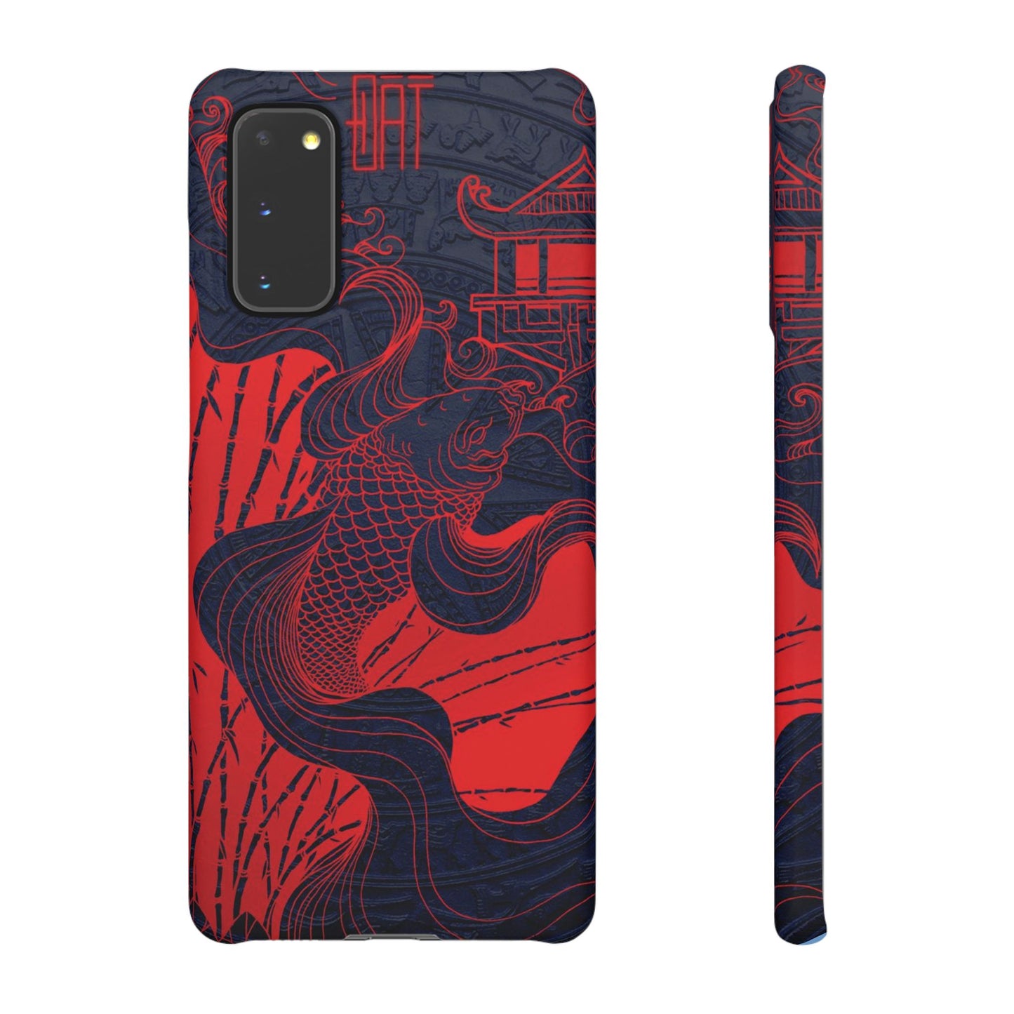 Crimson Koi Fish  – Luxury Phone Case