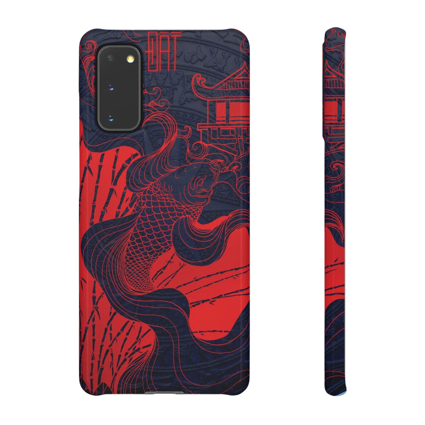 Crimson Koi Fish  – Luxury Phone Case