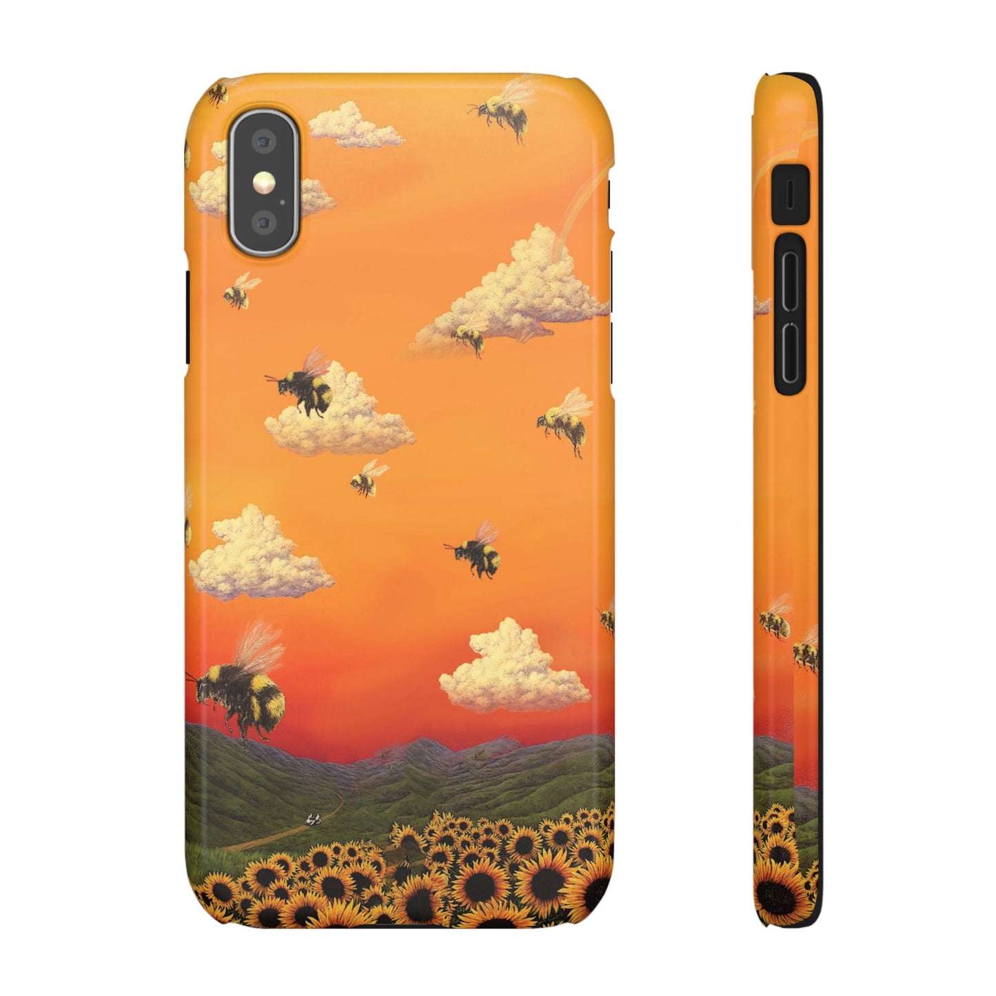 BEES IN THE SKY PHONE CASE DESIGN