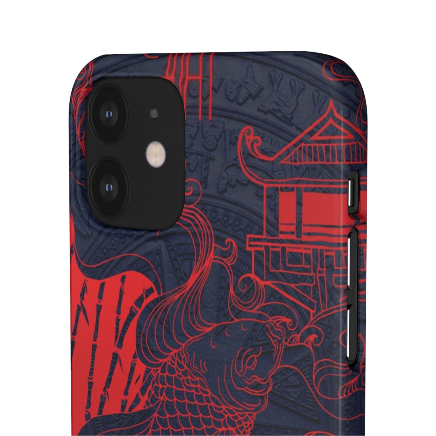 Crimson Koi Fish  – Luxury Phone Case