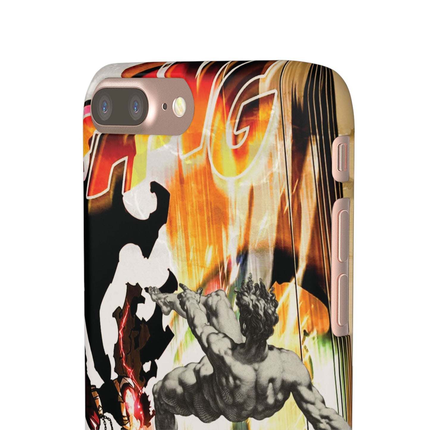 The CLANG of Ascension Mythic Hero Clash of Renaissance and Manga Design Phone Case