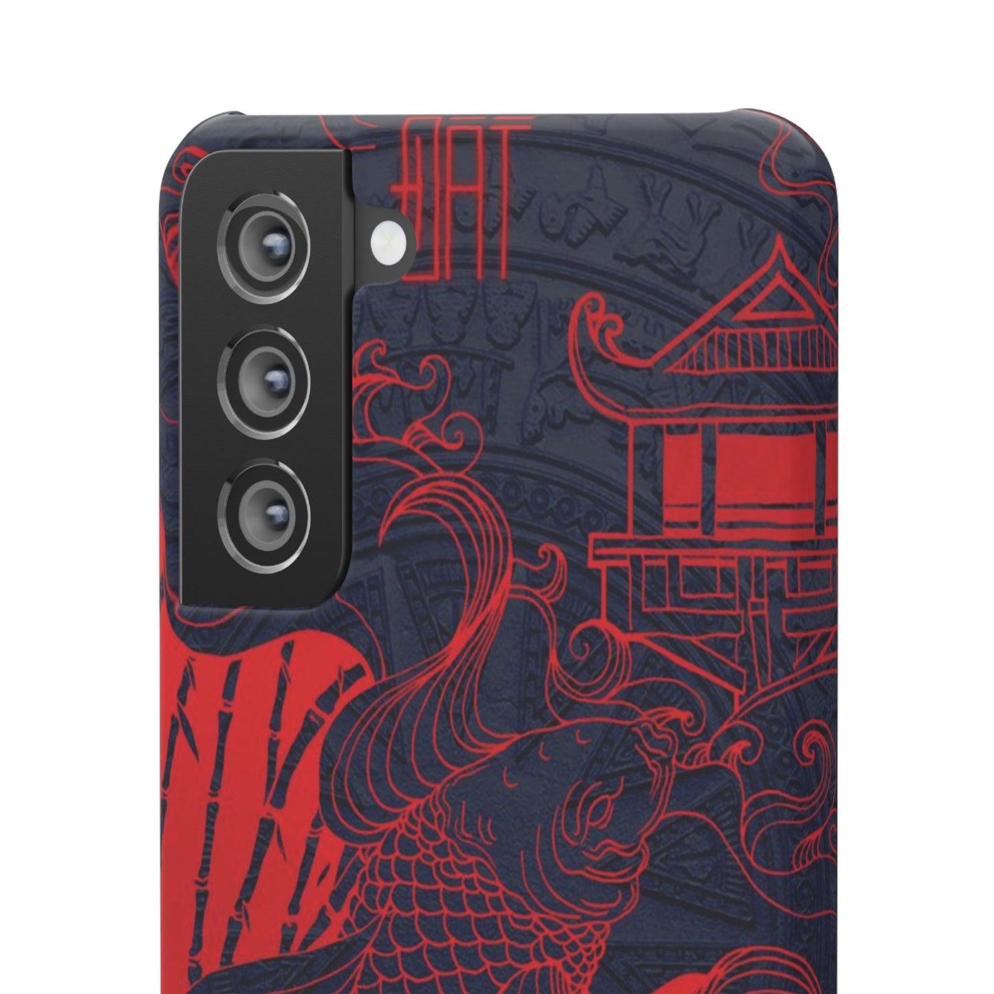 Crimson Koi Fish  – Luxury Phone Case
