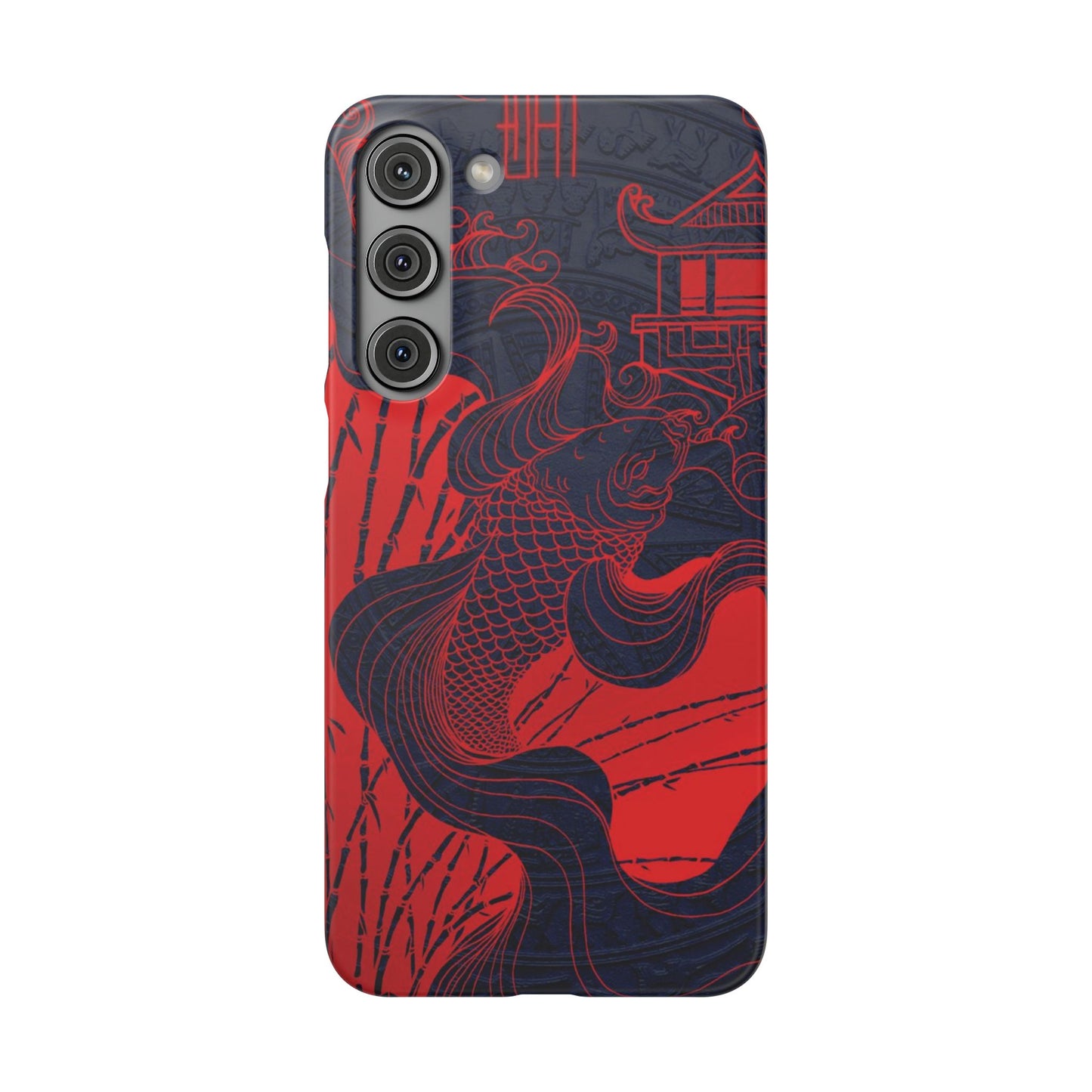 Crimson Koi Fish  – Luxury Phone Case