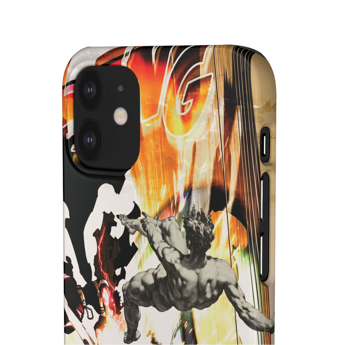 The CLANG of Ascension Mythic Hero Clash of Renaissance and Manga Design Phone Case
