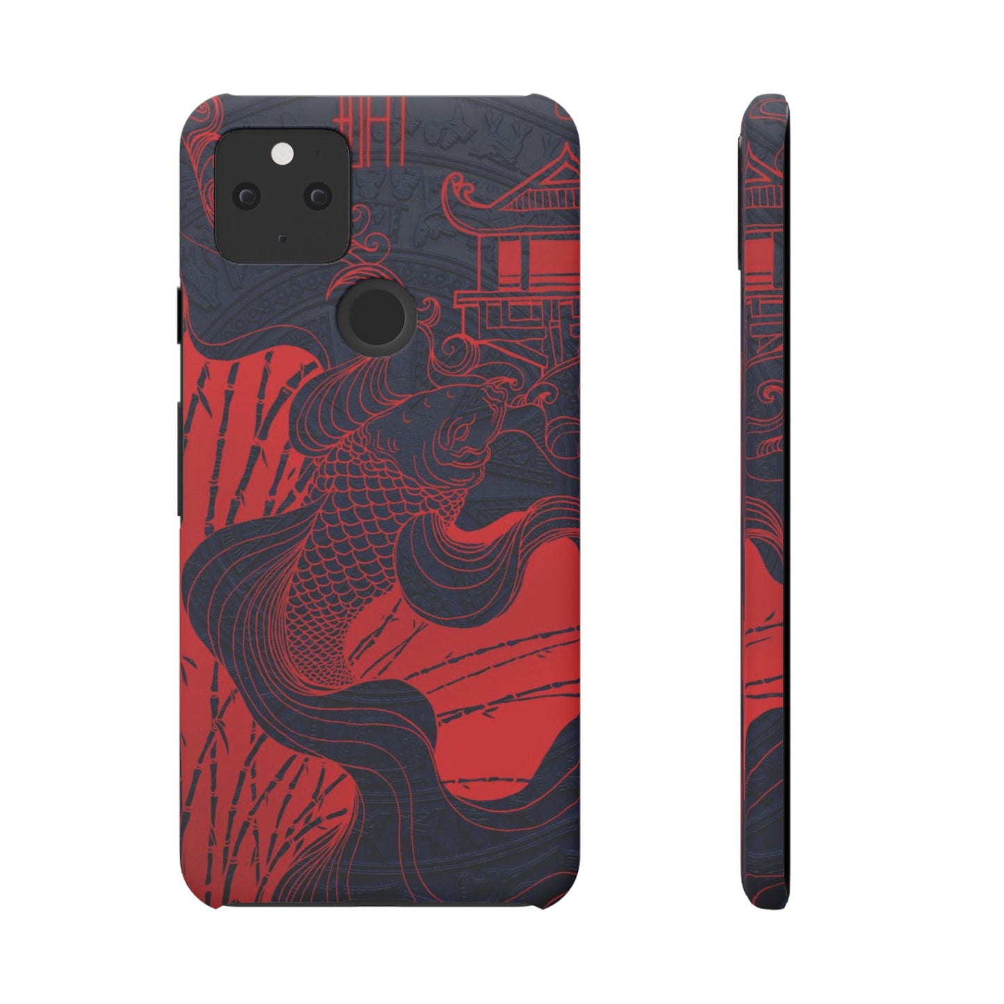 Crimson Koi Fish  – Luxury Phone Case