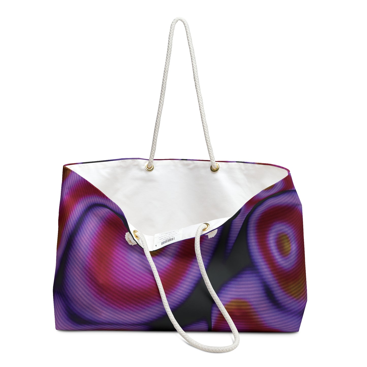 Summer Dark Cosmic Pattern Tote Weekender Bag