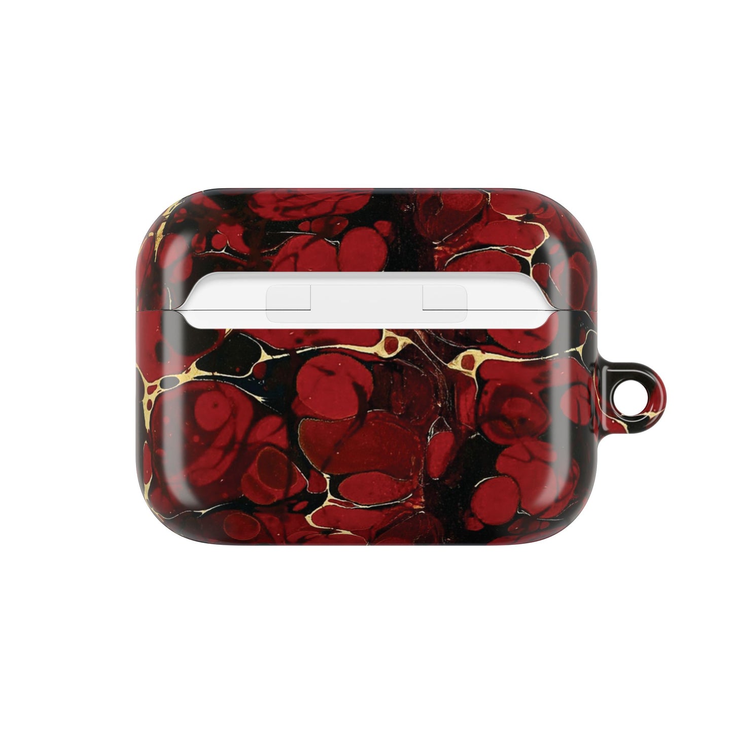 The Red Philosopher’s Stone Accessory Pouch Elegant Marble AirPod Case