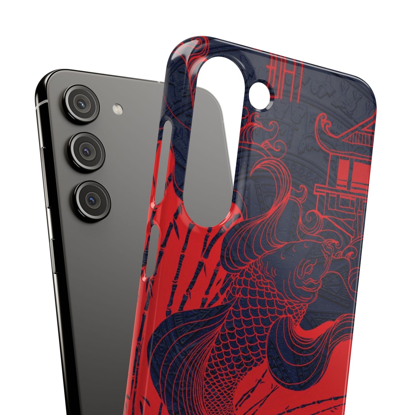 Crimson Koi Fish  – Luxury Phone Case
