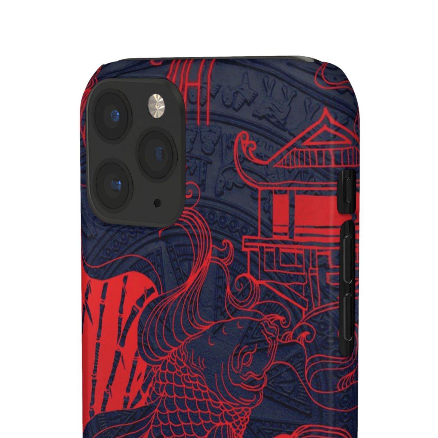 Crimson Koi Fish  – Luxury Phone Case