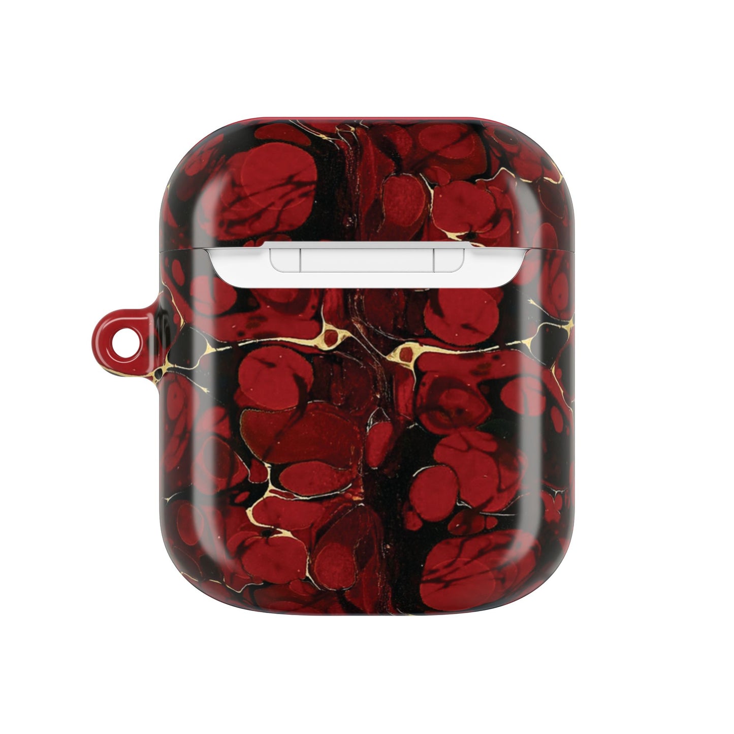 The Red Philosopher’s Stone Accessory Pouch Elegant Marble AirPod Case