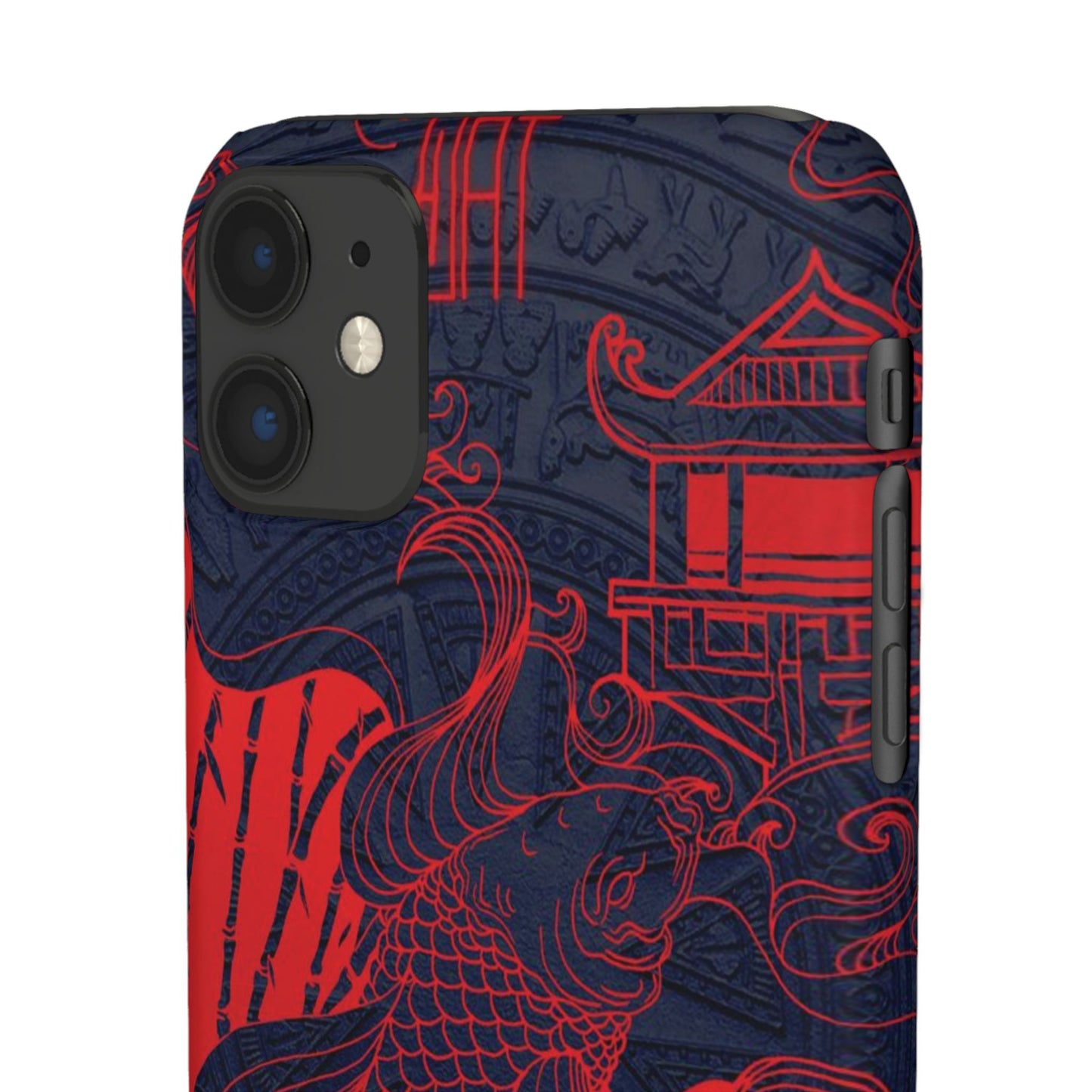 Crimson Koi Fish  – Luxury Phone Case
