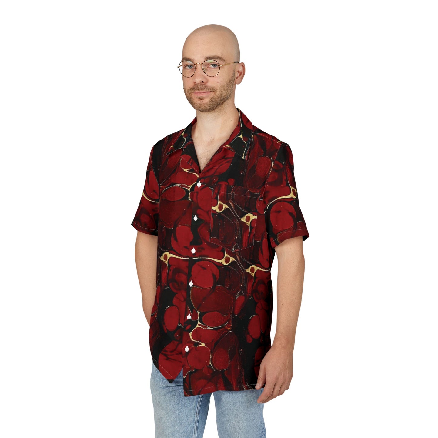 The Red Philosopher’s Stone Button-Down Shirt