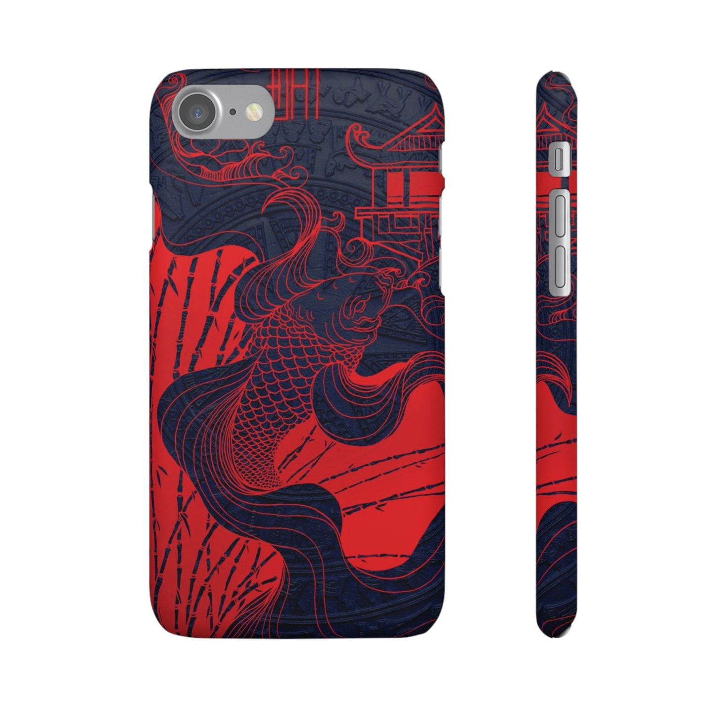 Crimson Koi Fish  – Luxury Phone Case