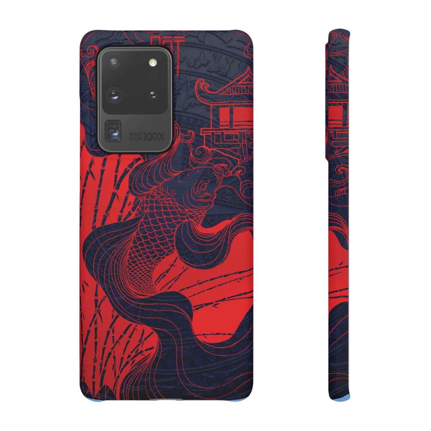 Crimson Koi Fish  – Luxury Phone Case