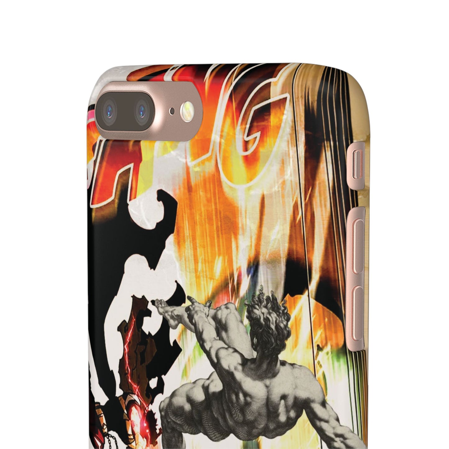 The CLANG of Ascension Mythic Hero Clash of Renaissance and Manga Design Phone Case