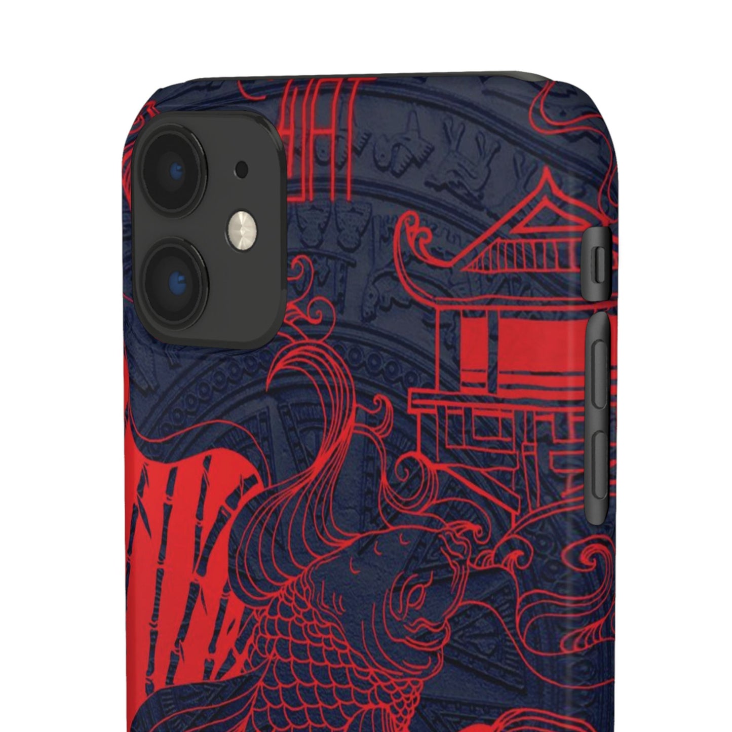 Crimson Koi Fish  – Luxury Phone Case