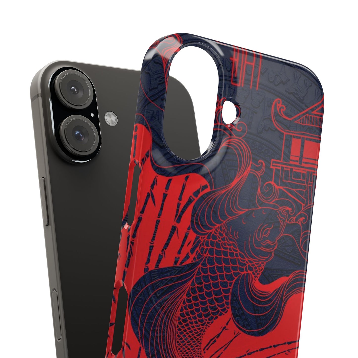 Crimson Koi Fish  – Luxury Phone Case