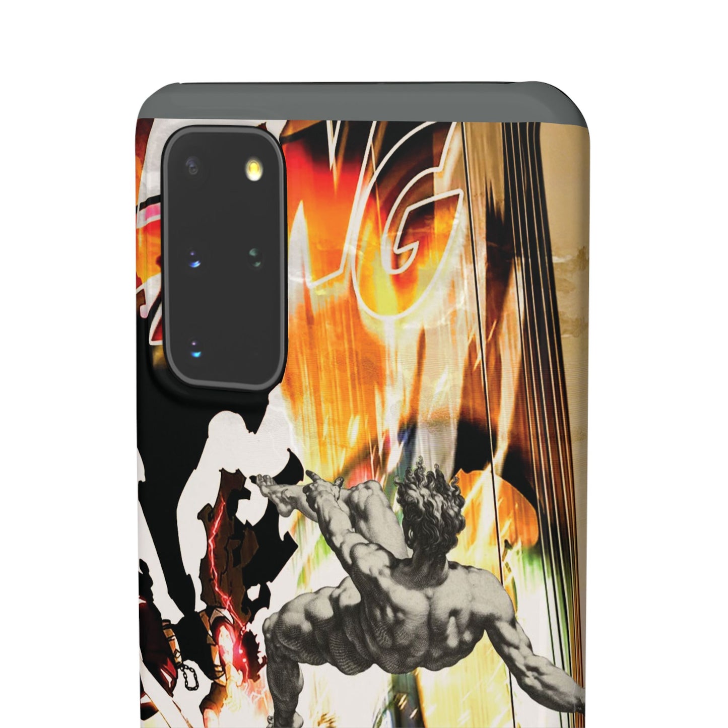 The CLANG of Ascension Mythic Hero Clash of Renaissance and Manga Design Phone Case