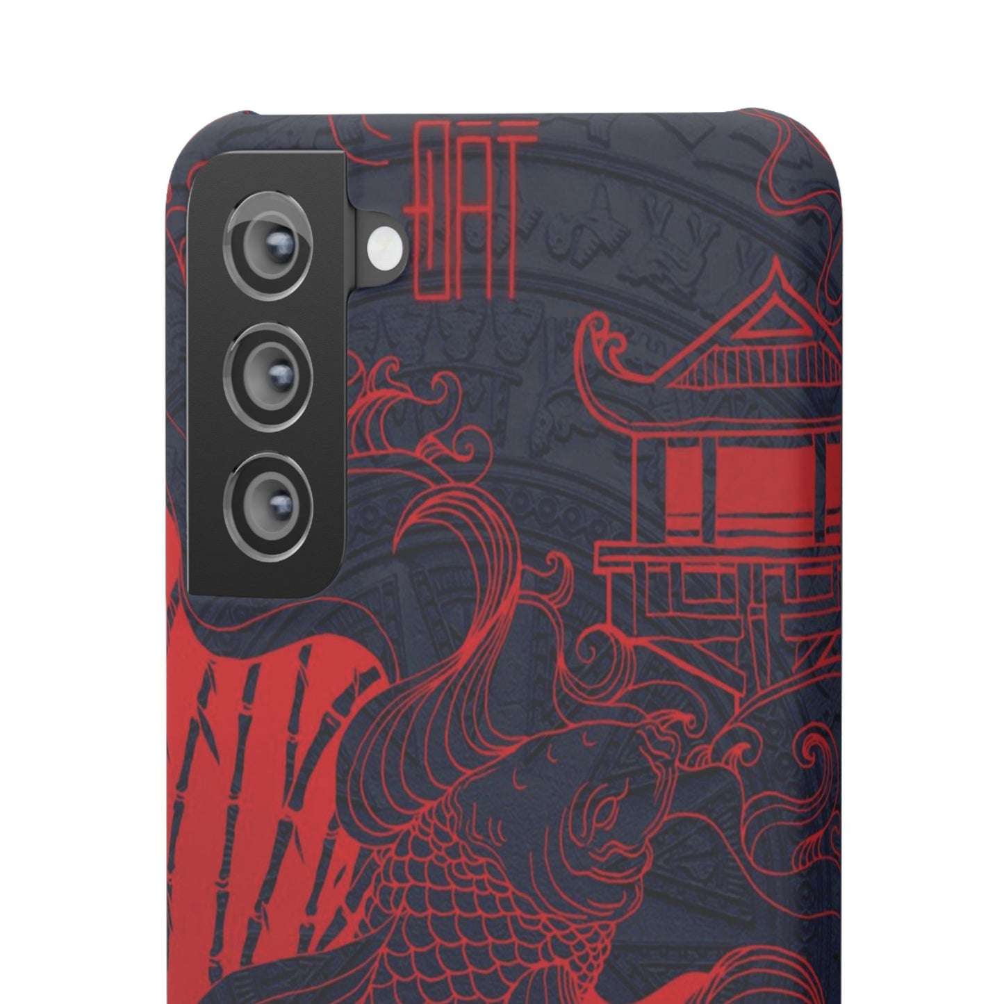 Crimson Koi Fish  – Luxury Phone Case