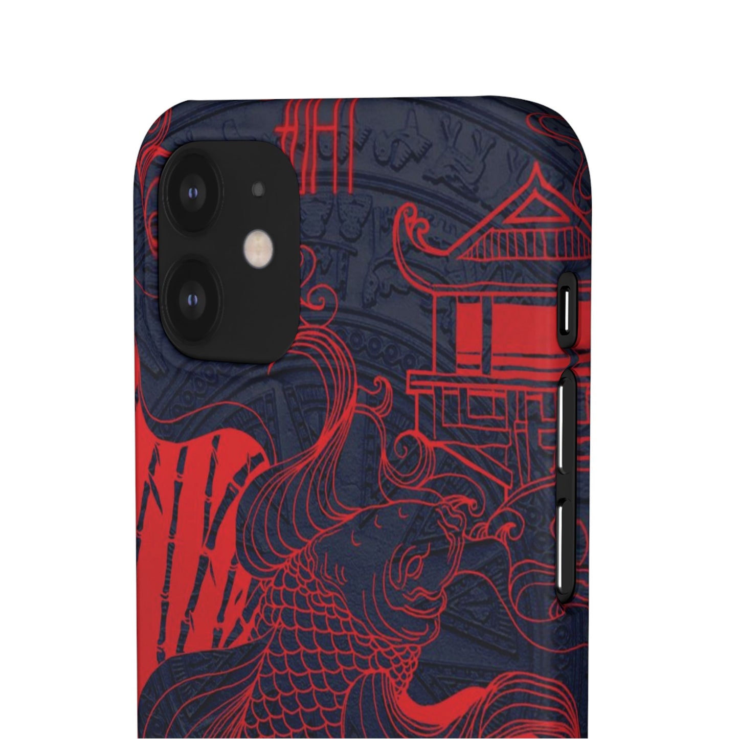 Crimson Koi Fish  – Luxury Phone Case