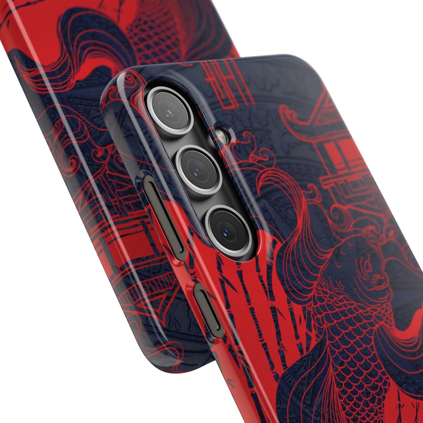 Crimson Koi Fish  – Luxury Phone Case