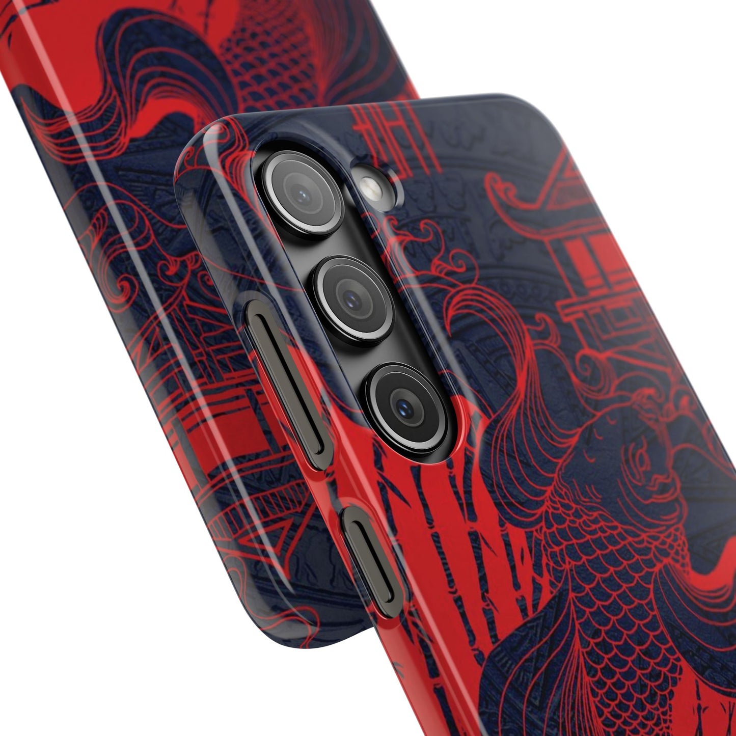 Crimson Koi Fish  – Luxury Phone Case