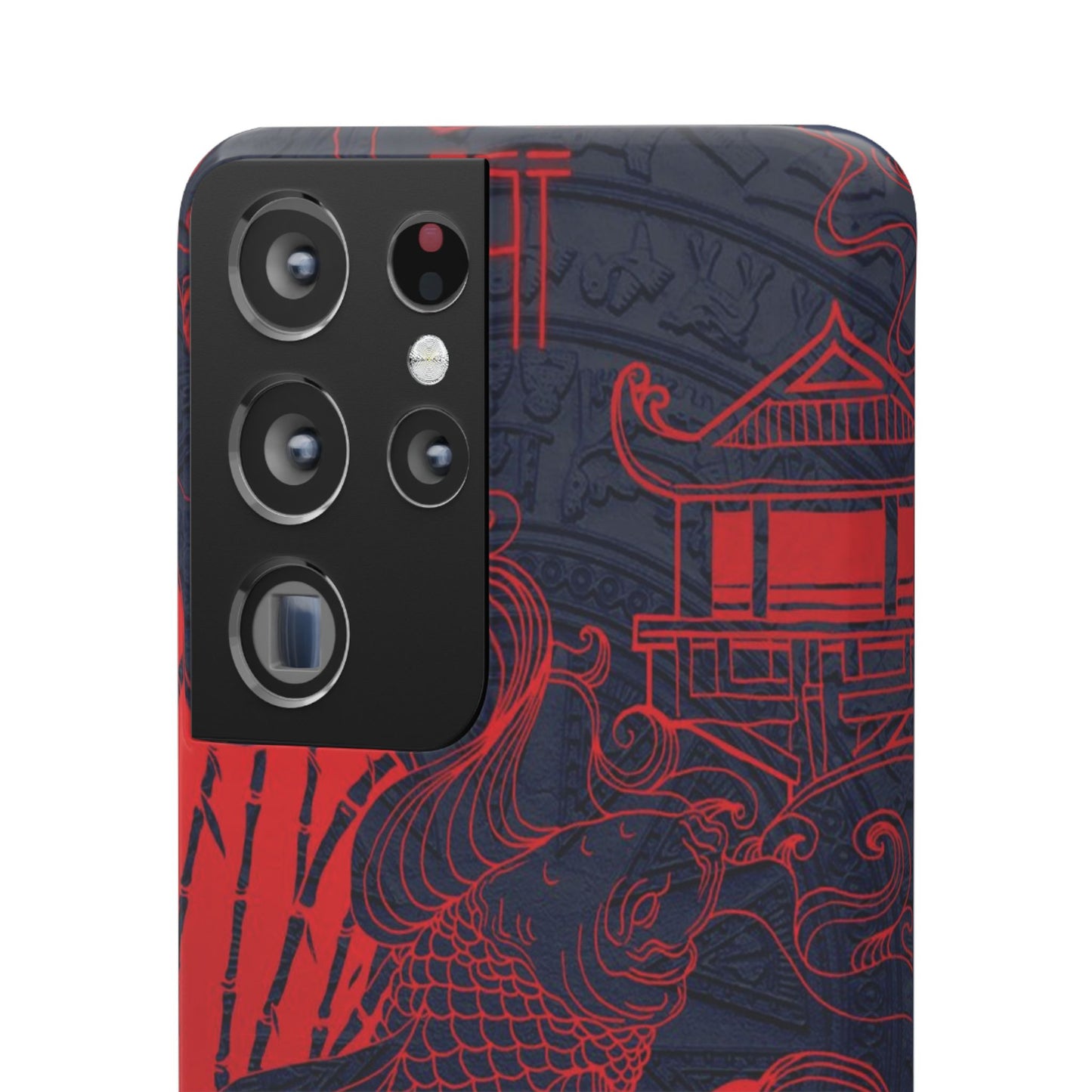 Crimson Koi Fish  – Luxury Phone Case