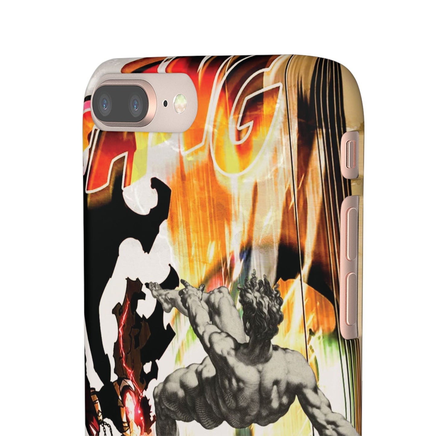 The CLANG of Ascension Mythic Hero Clash of Renaissance and Manga Design Phone Case