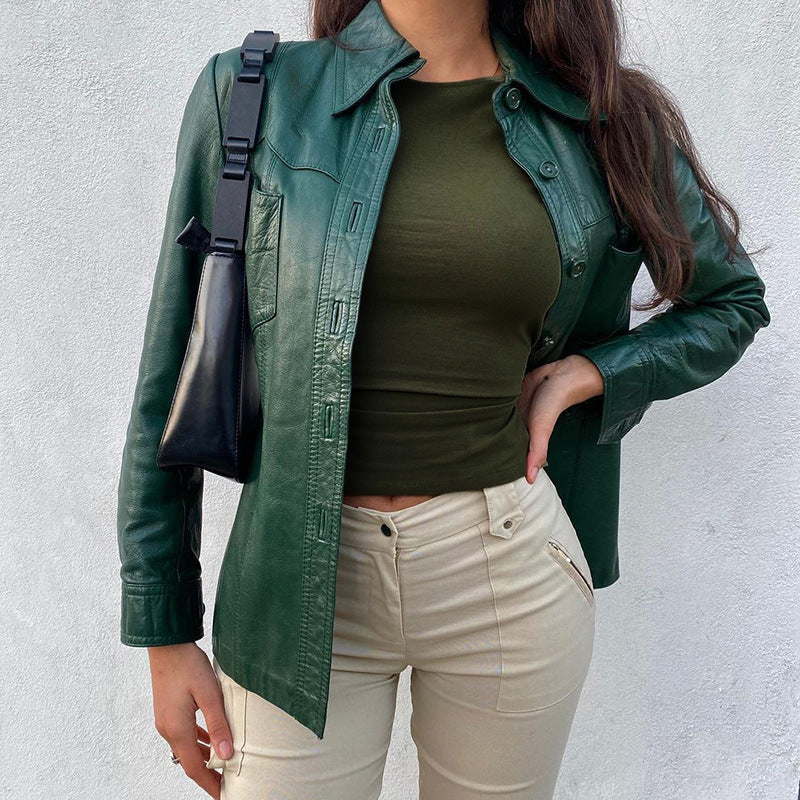 Solid Color Slim Round Neck Sexy Waist Strapless Vest