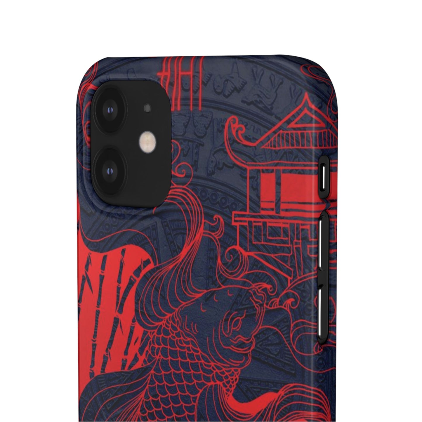 Crimson Koi Fish  – Luxury Phone Case