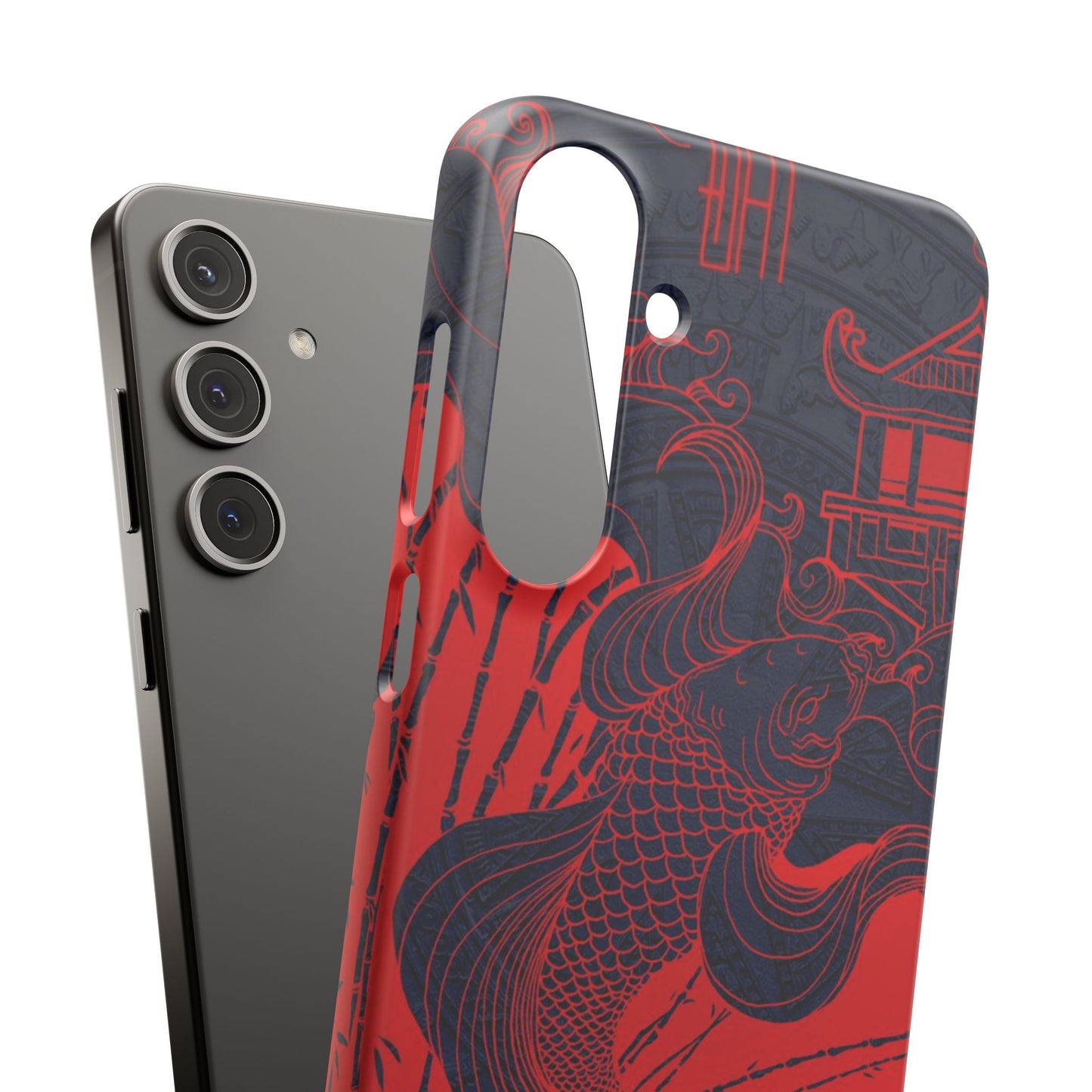 Crimson Koi Fish  – Luxury Phone Case