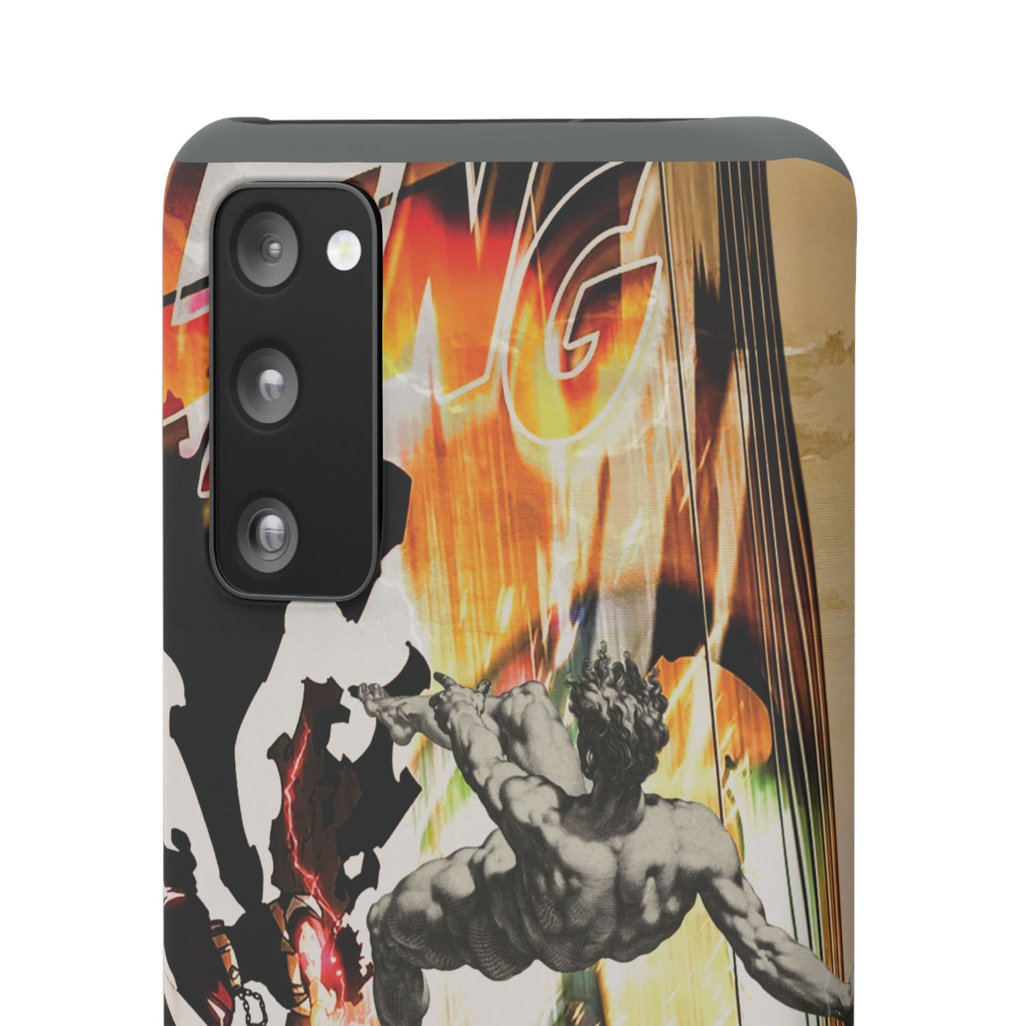 The CLANG of Ascension Mythic Hero Clash of Renaissance and Manga Design Phone Case