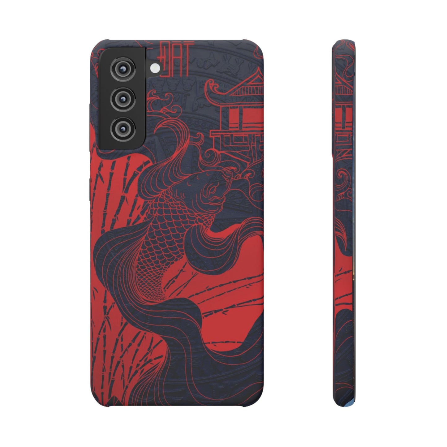 Crimson Koi Fish  – Luxury Phone Case