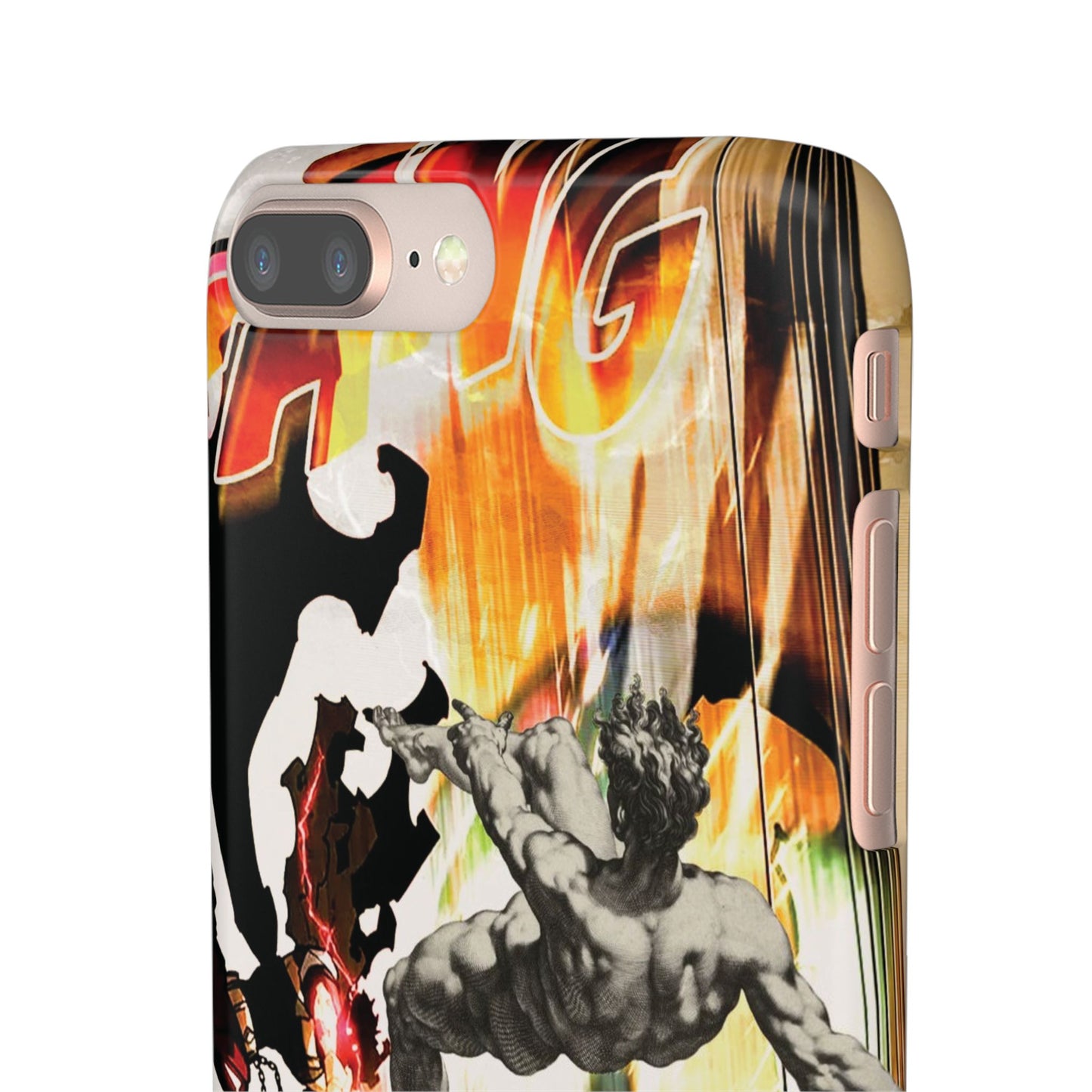 The CLANG of Ascension Mythic Hero Clash of Renaissance and Manga Design Phone Case