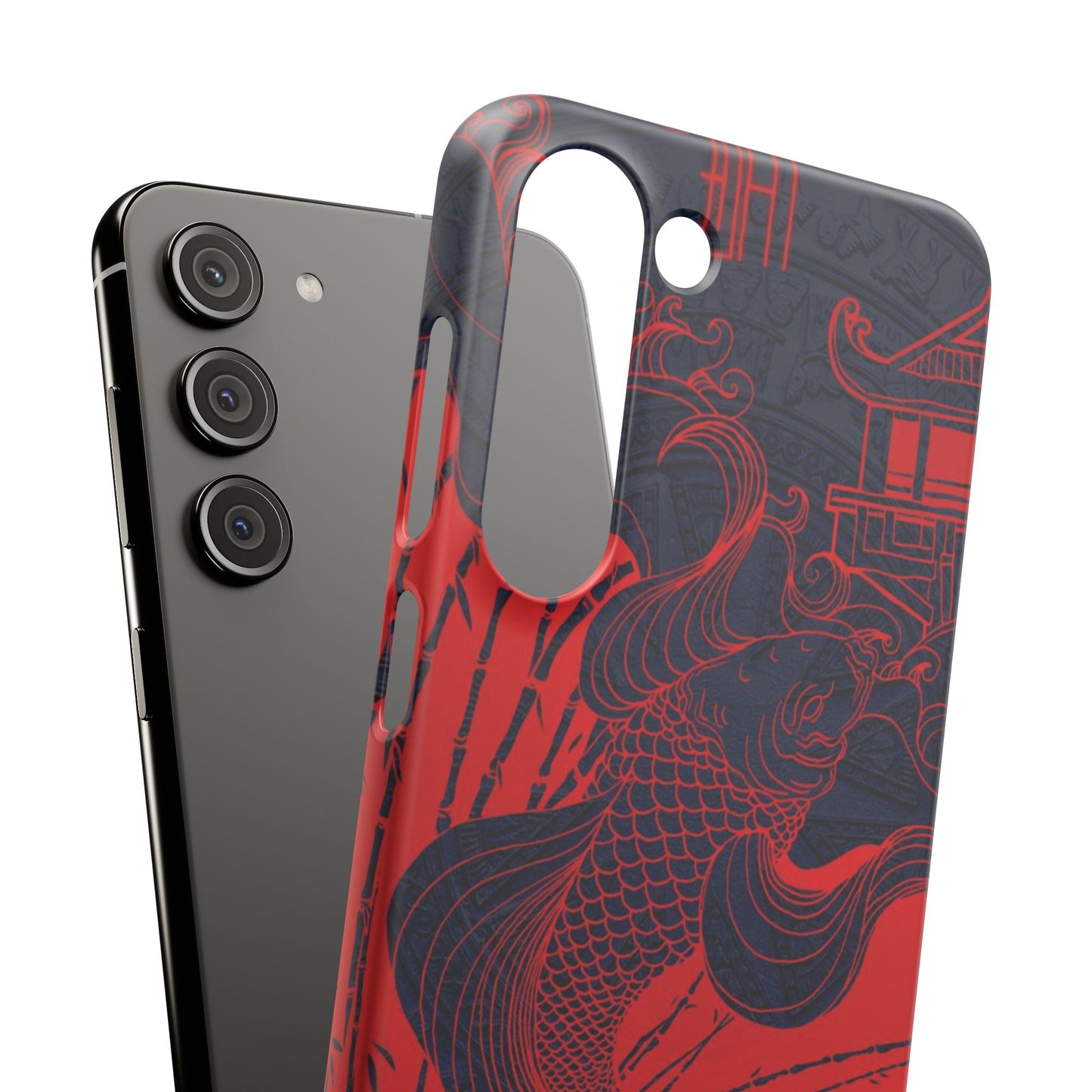 Crimson Koi Fish  – Luxury Phone Case
