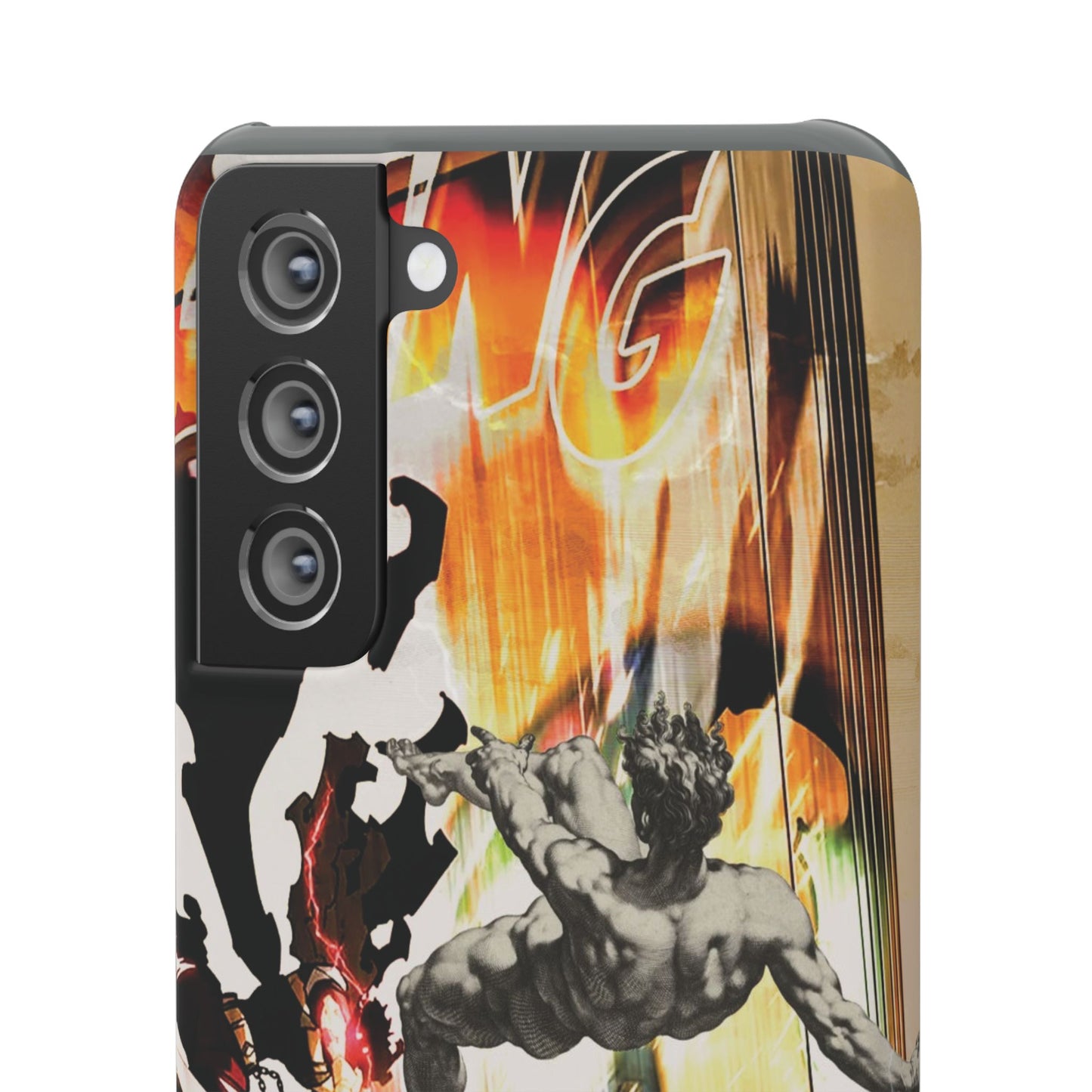The CLANG of Ascension Mythic Hero Clash of Renaissance and Manga Design Phone Case