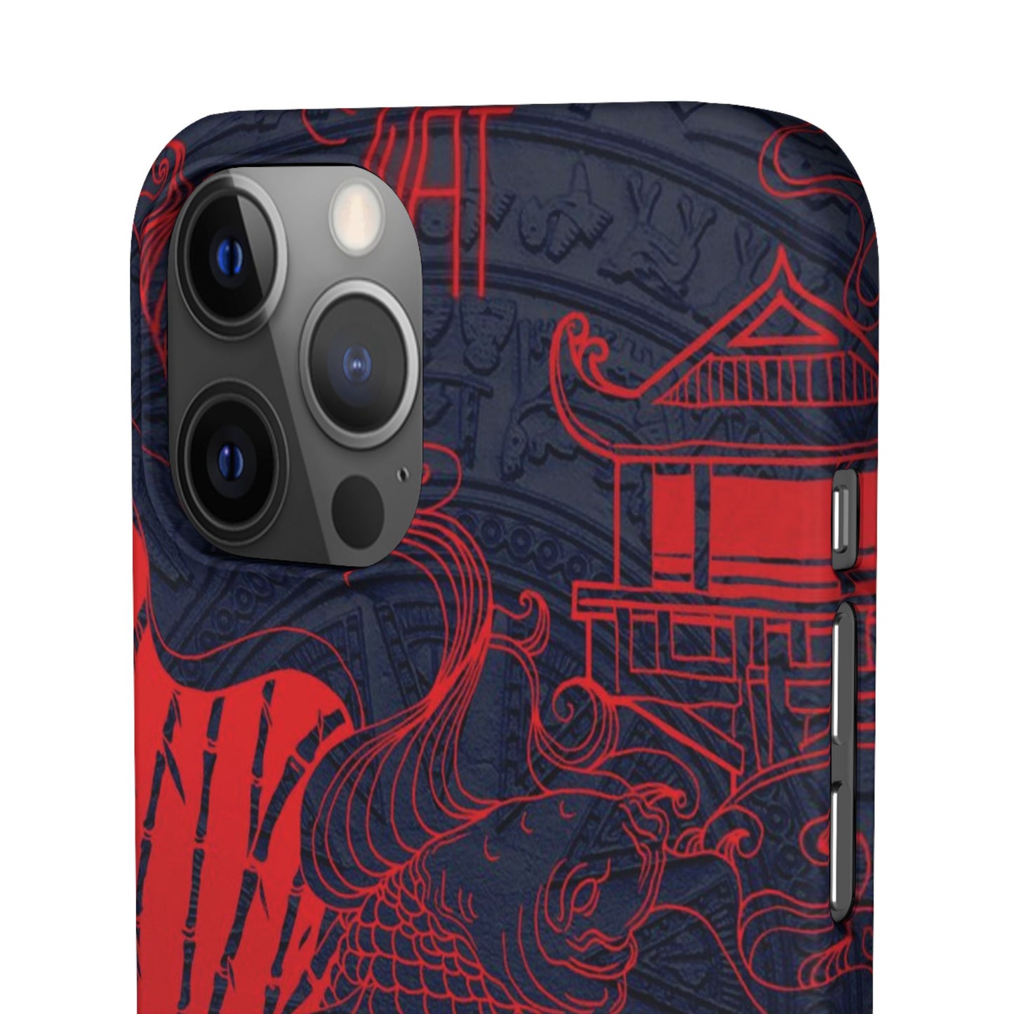 Crimson Koi Fish  – Luxury Phone Case