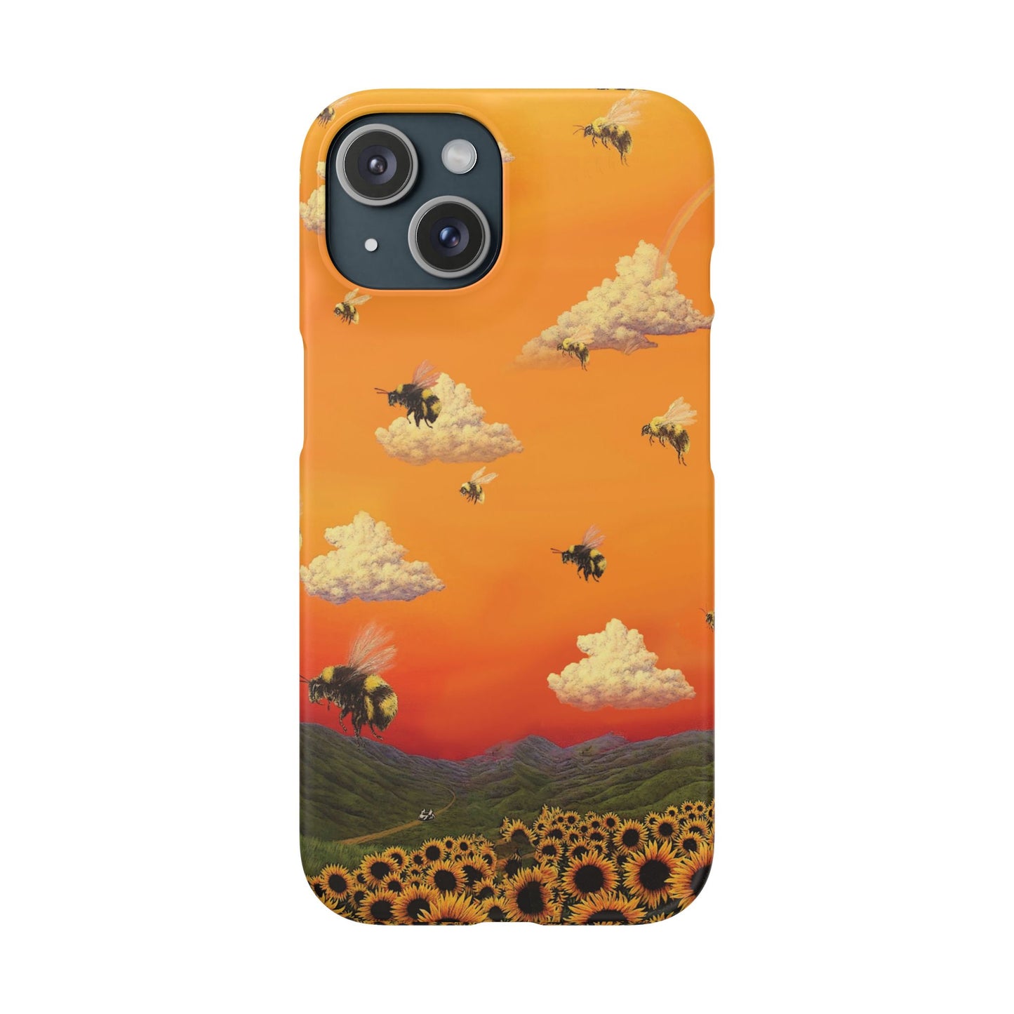 BEES IN THE SKY PHONE CASE DESIGN