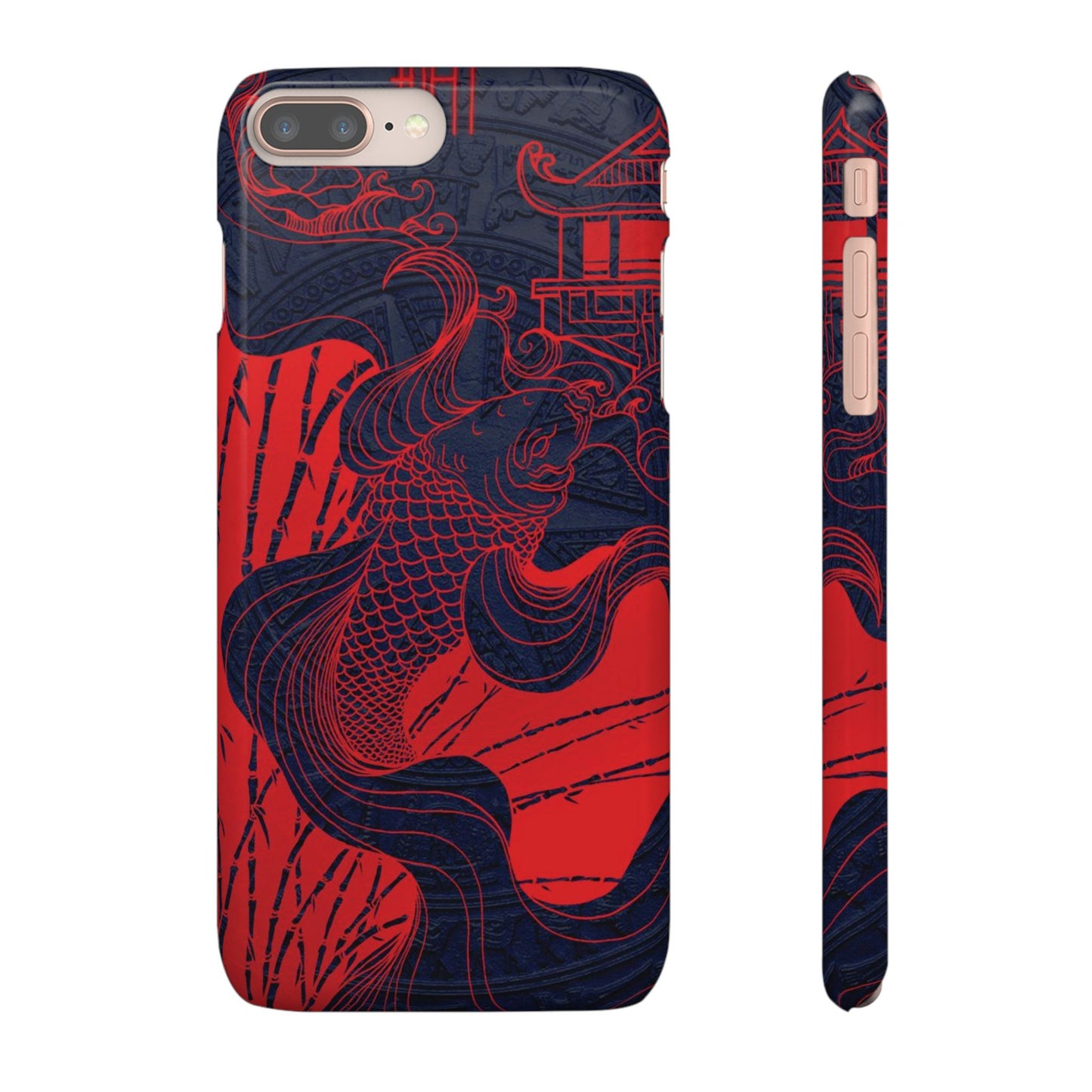 Crimson Koi Fish  – Luxury Phone Case