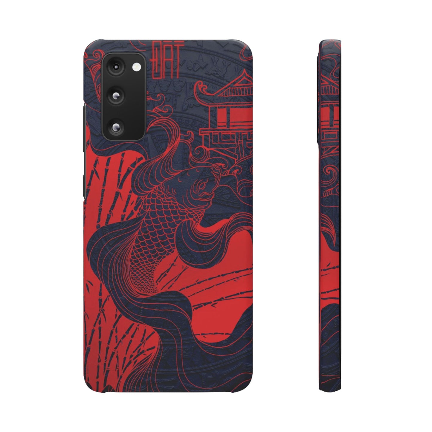 Crimson Koi Fish  – Luxury Phone Case