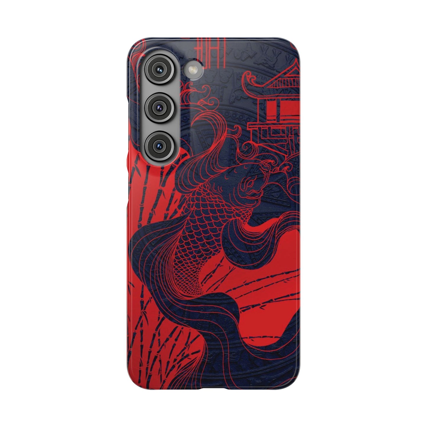Crimson Koi Fish  – Luxury Phone Case