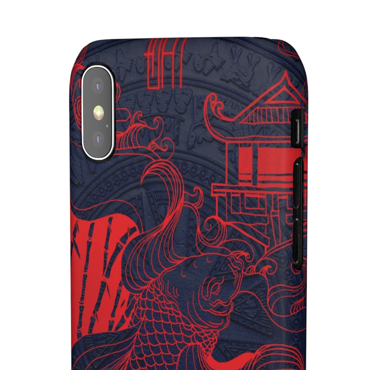 Crimson Koi Fish  – Luxury Phone Case