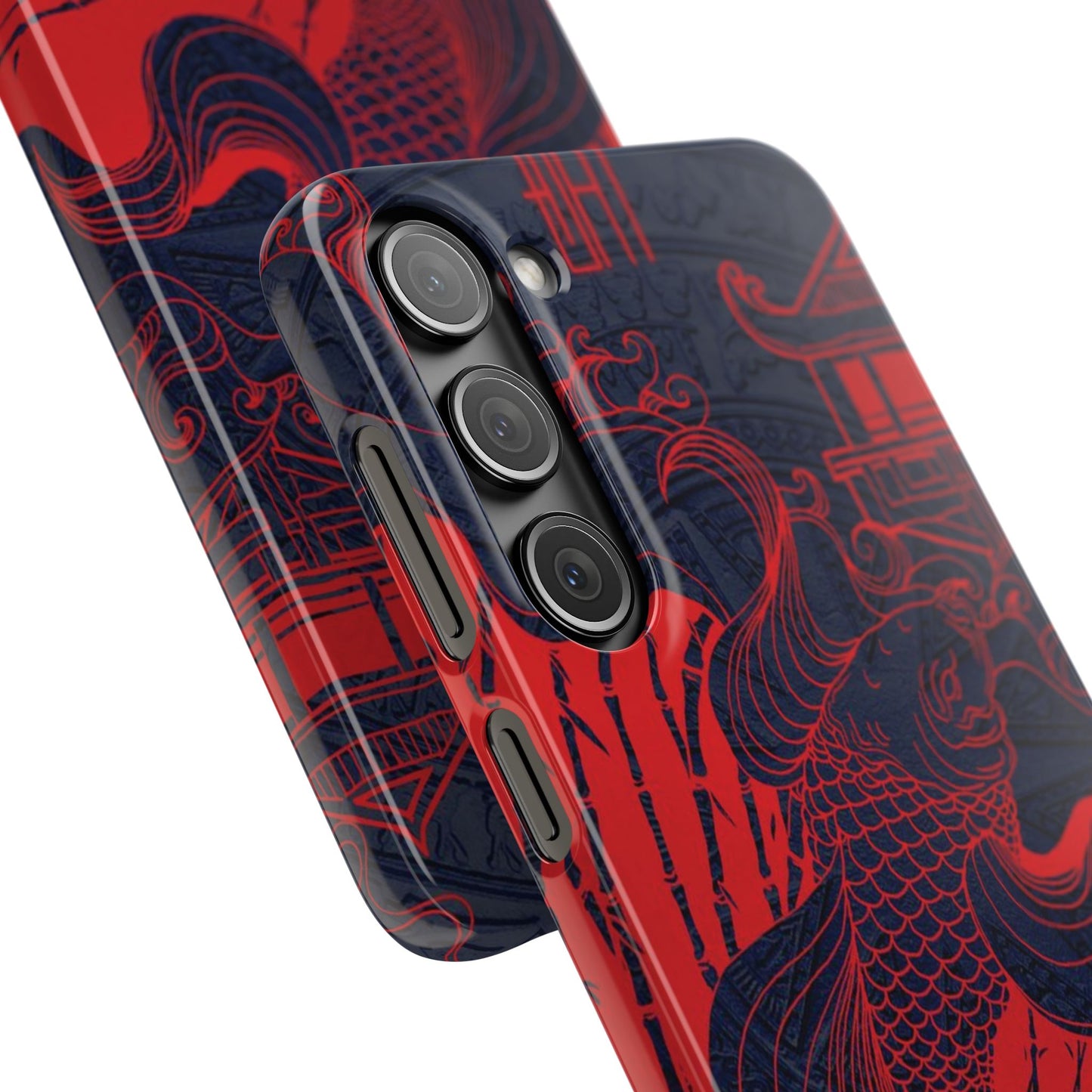 Crimson Koi Fish  – Luxury Phone Case