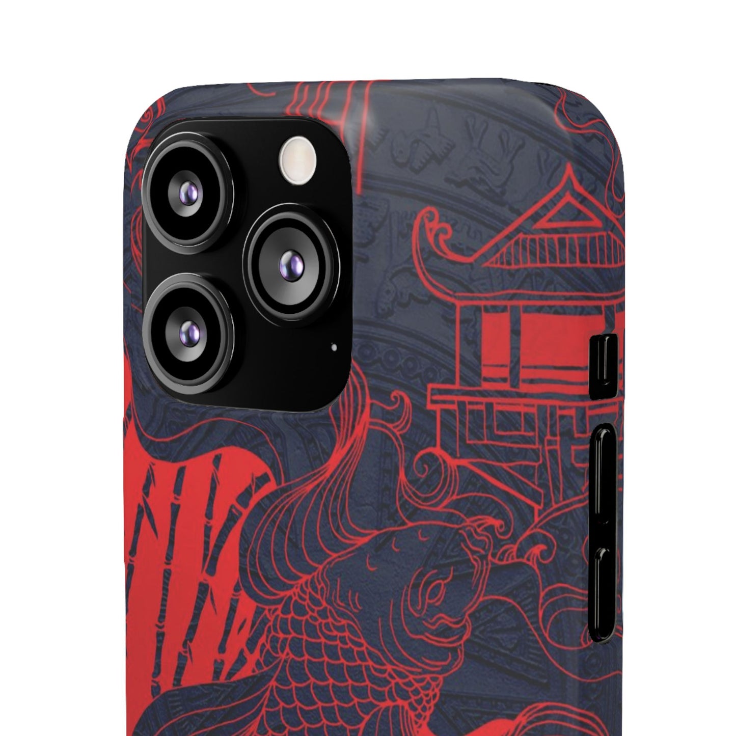 Crimson Koi Fish  – Luxury Phone Case