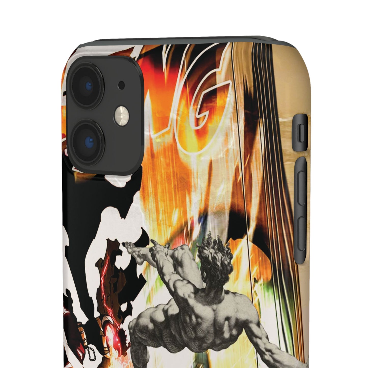 The CLANG of Ascension Mythic Hero Clash of Renaissance and Manga Design Phone Case