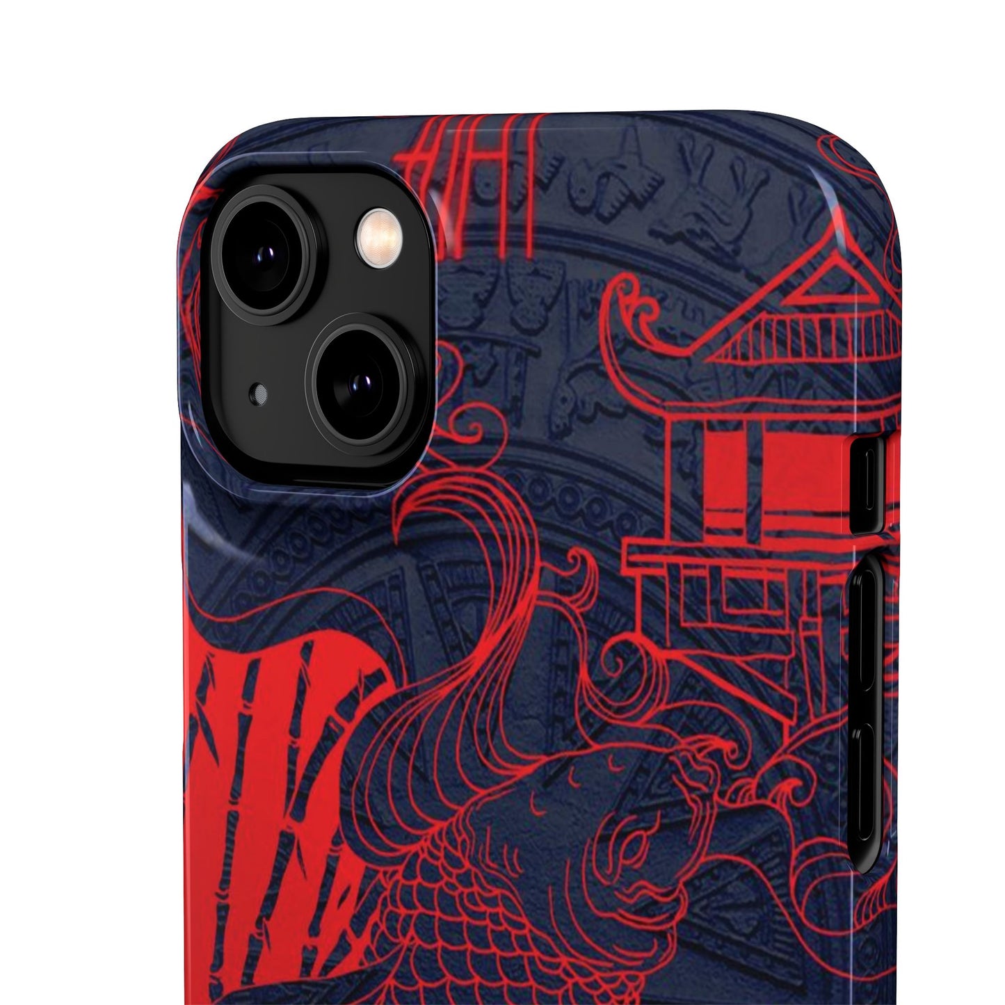 Crimson Koi Fish  – Luxury Phone Case