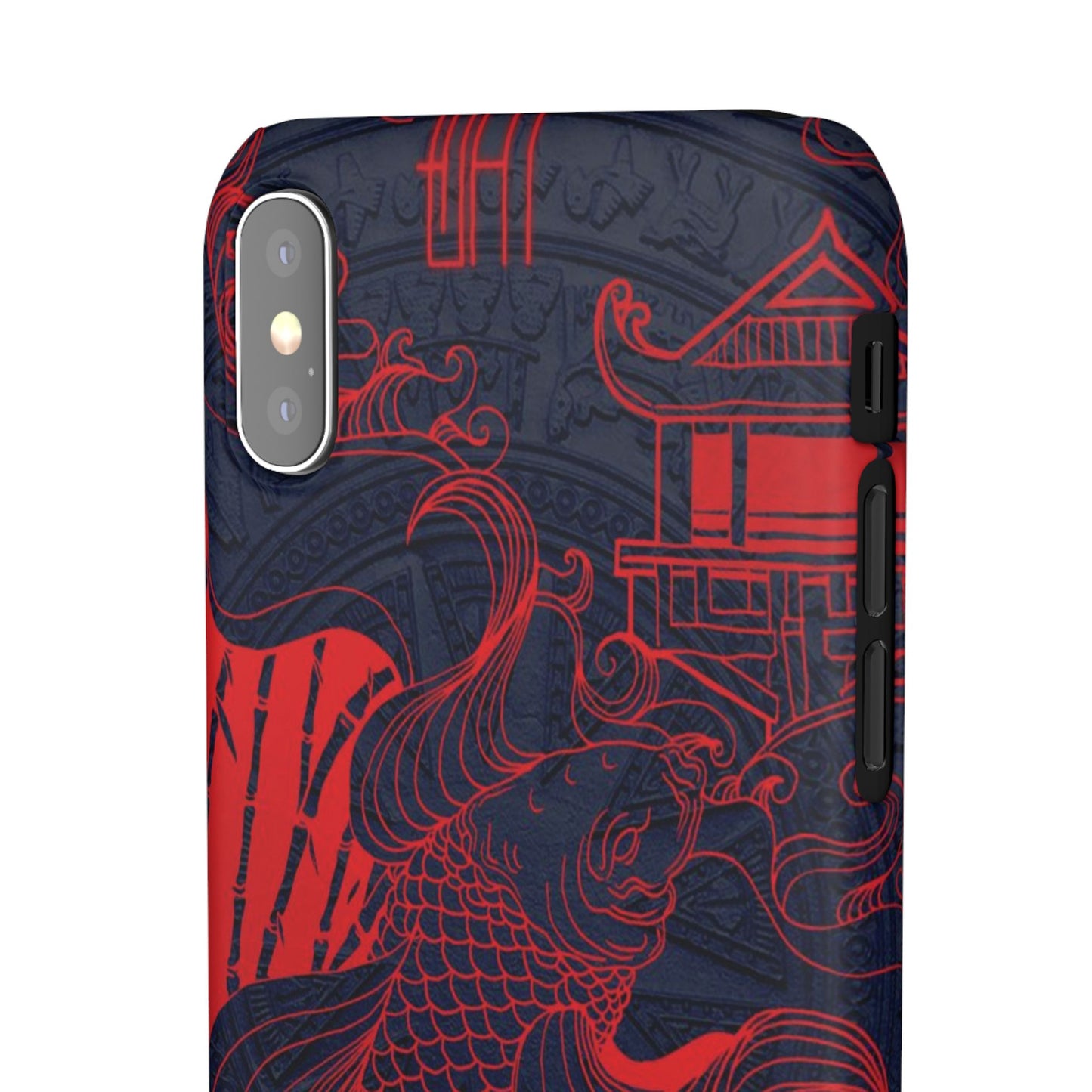 Crimson Koi Fish  – Luxury Phone Case
