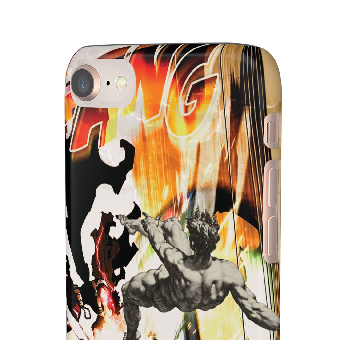 The CLANG of Ascension Mythic Hero Clash of Renaissance and Manga Design Phone Case