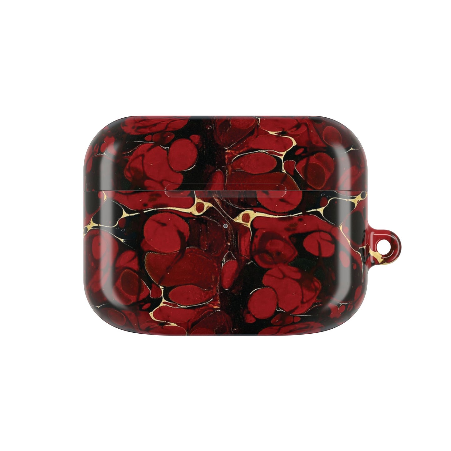 The Red Philosopher’s Stone Accessory Pouch Elegant Marble AirPod Case